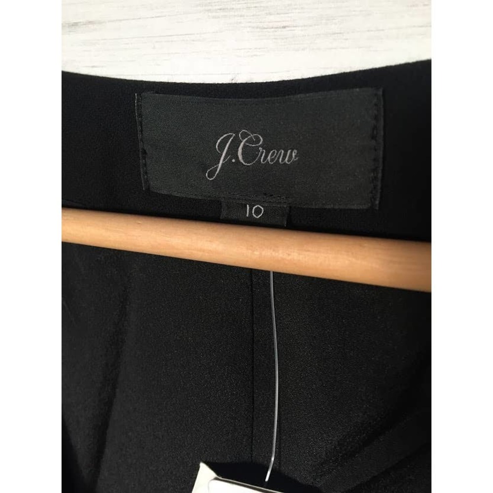 J. Crew | 365 Crepe Black Wrap Dress NWT - Picture 5 of 7